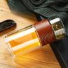 Practical Double Wall Cup Filter Glass Teacup High-quality Borosilicate Double Glass Water Bottle Portable Tea Separation Cup