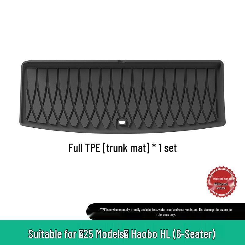 Waterproof & Stain-Resistant TPE Car Floor & Trunk Mats for 25 Haobo HL Models