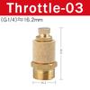 Pneumatic Exhaust Muffler Silencer 1/8 1/4 3/8 1/2 BSP Male Thread For Air Noise Brass Adjustable Long Short BSL M5