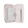250015 Mineed by Osel Oshikatsu Wallet Shoulder Bag, Quilted Design, Can Badge Attachment Compatible, Clear Pocket, Smartphone Storage (Beige)