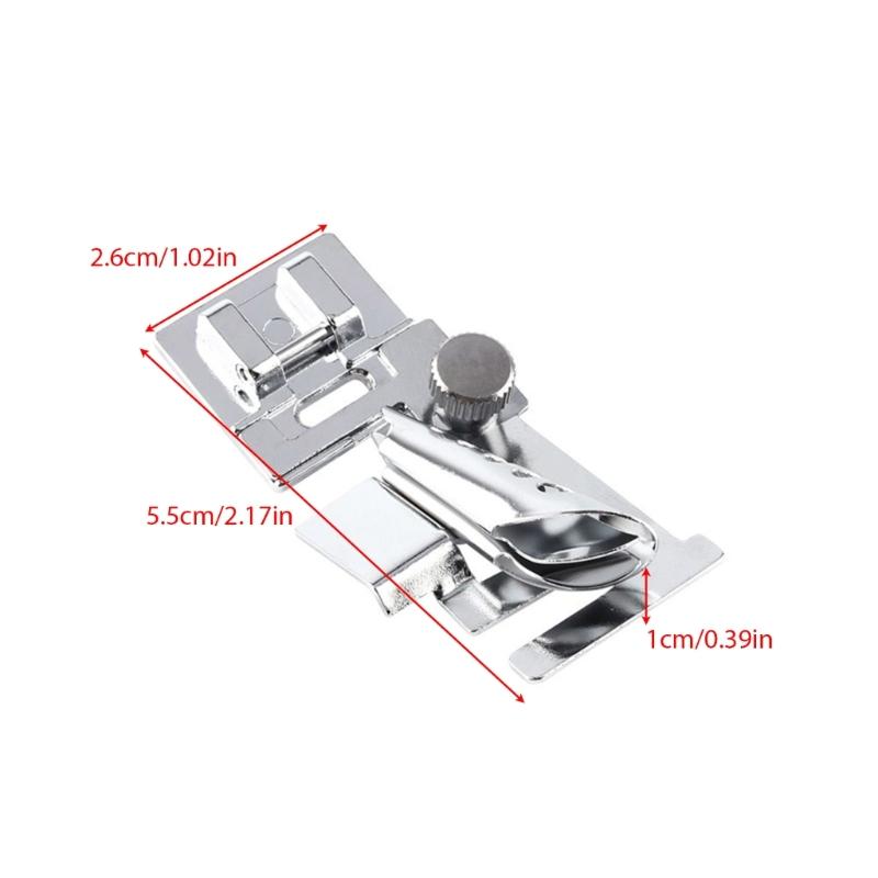 Adjustable Binder Foot Sewing Machine Presser Foot Easy to Use Bias Binder Binding Foot for Sewing Machines