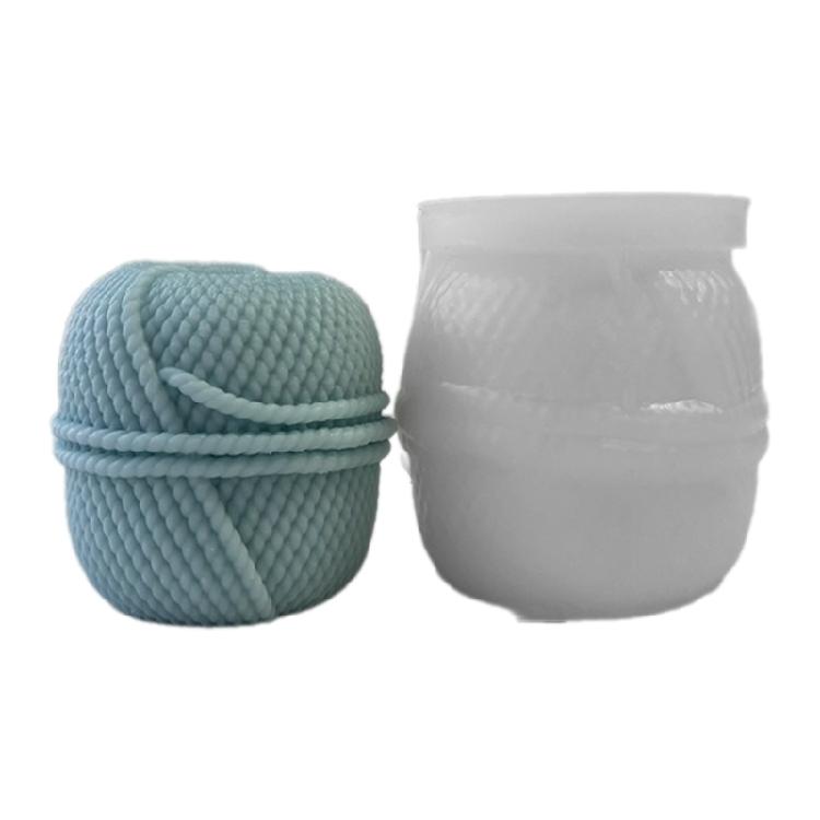 Beautiful Wool Candles Crafting Mold Handmade Aromatherapy Candle Resin Mold