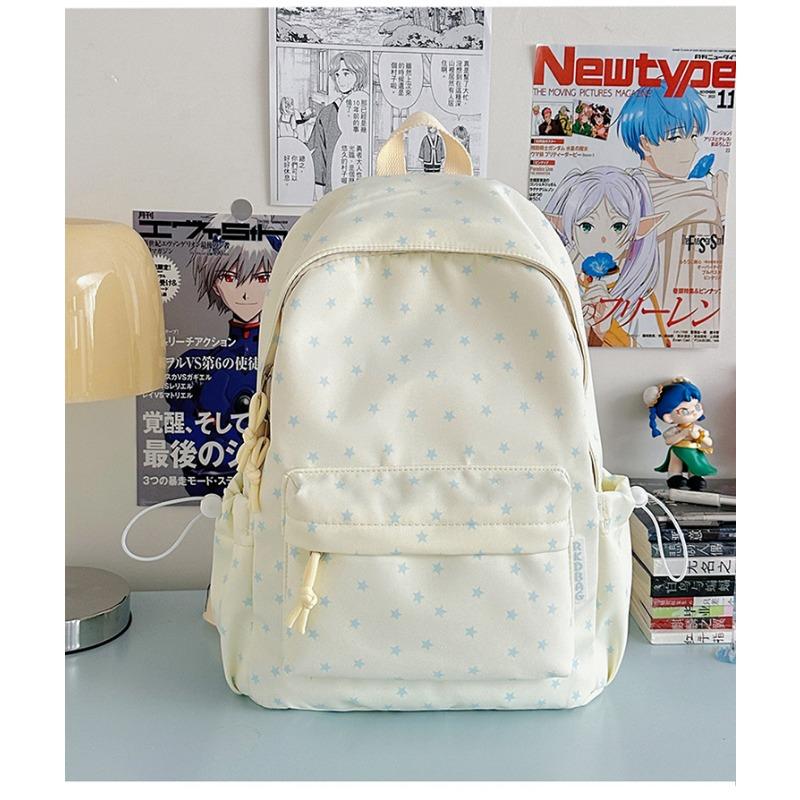 The new schoolbag is high-value, fresh and sweet, and the star backpack is lightweight and large-capacity backpack for junior high school students.