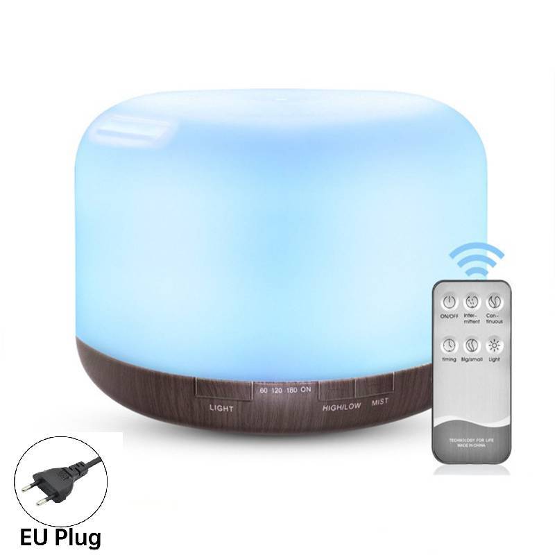 500ml Ultrasonic Air Diffuser With Timer For Home Relaxation