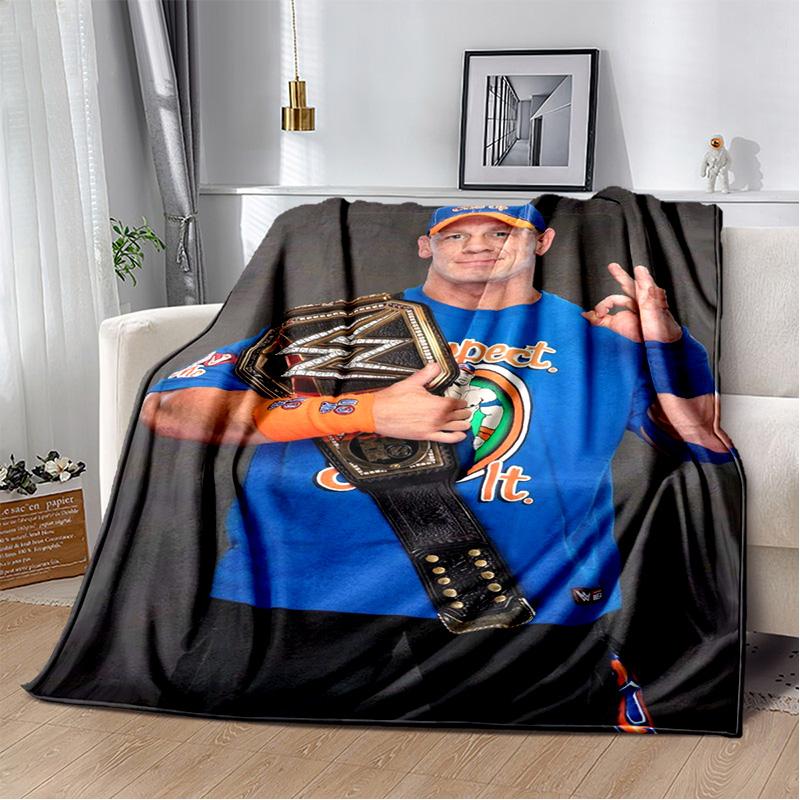 Wrestling entertainment John Felix Anthony Cena blanket Soft and warm flannel throw blanket Picnic blankets for beds Decoration