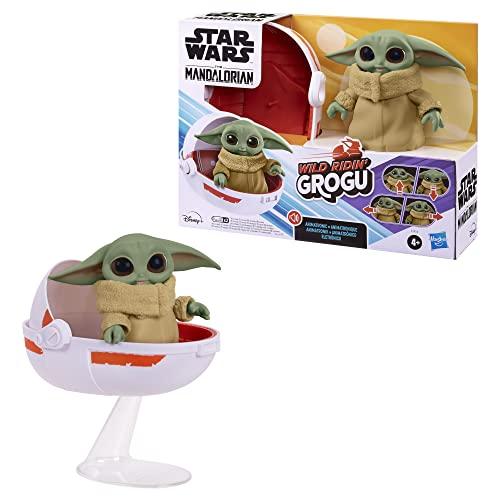 Hasbro Star Wars Wild Ride Grogu the Child Animatronic Toy, Featuring Over 25 Sounds and Movements, for Ages 4 and Up, Powered, F3954, Authentic.