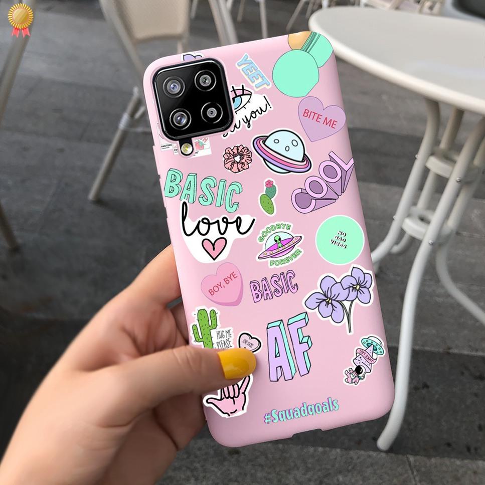 Für Samsung Galaxy A12 A42 Hülle Niedliche Cartoon Weiche Silikon Stoßstange Abdeckung Für SamsungA12 Funda Samsung A12 A42 A 12 42 Handyhülle