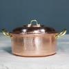 Pure Handmade Purple Copper Pot Original Red Copper Small Hot Pot Soup Pot Japanese Stewing Outdoor Various Sizes and Capacities