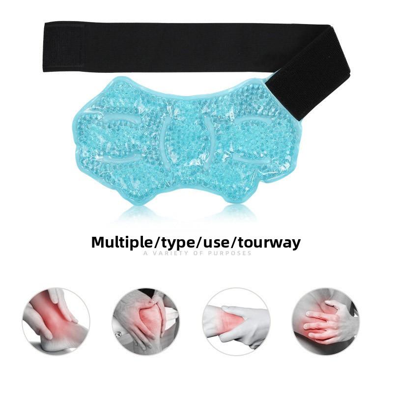 Cold and Hot Compress Ankle Protection Wrist Elbow Calf Ice Pack Physiotherapy Protective Gear Family Standing Product PVC Plush Double-sided Use