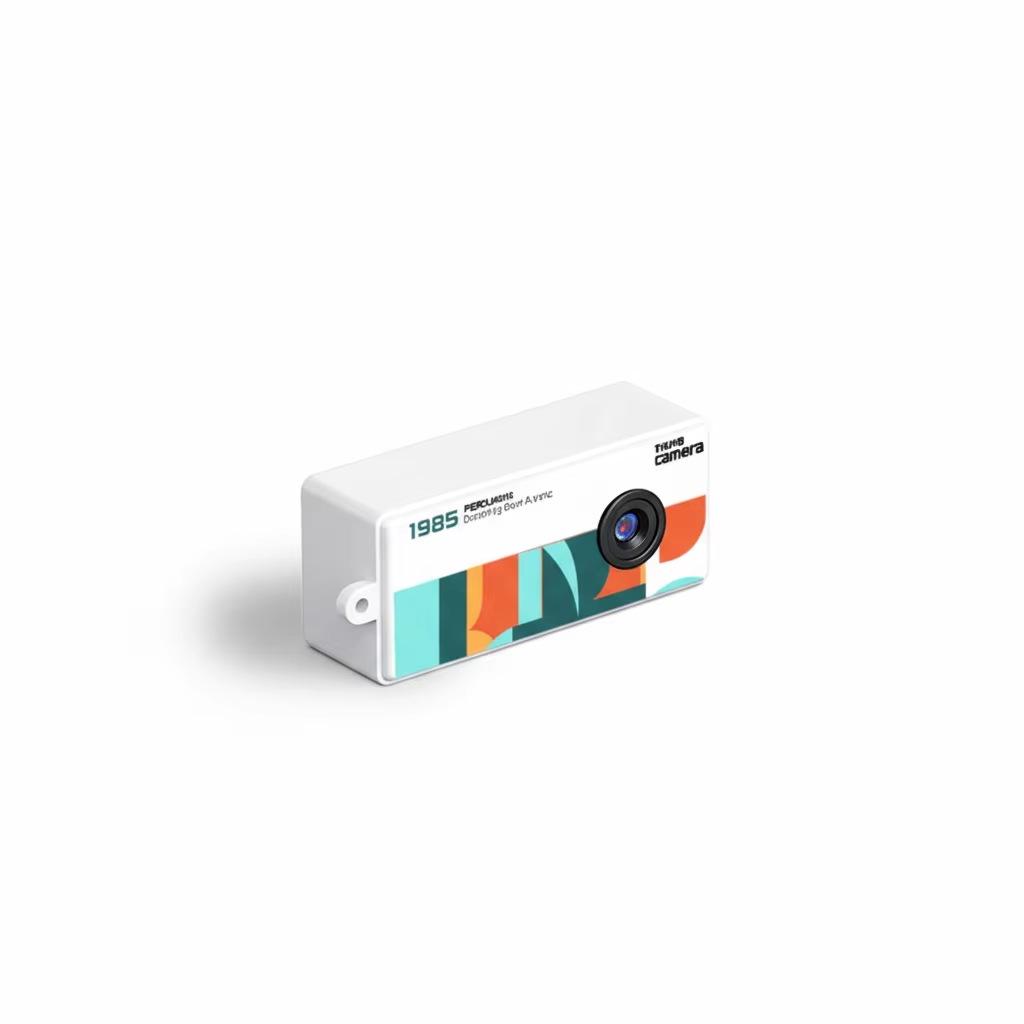 Retro Mini Keychain Camera: 1080P HD, Screen, Portable Thumb Toy