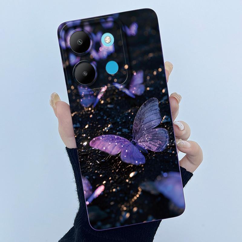 For Infinix Smart7 X6515 Smart 7 HD X6516 Coque Soft Silicone Phone Case Sweet Printing Protective Shell Painting Back Cover