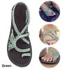 2025 Strappy Braided Sandals Comfortable Rope Bohemian Sandals Open Toe Summer Shoes for Women for Beach Poolside Travel Camping