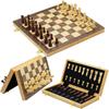 Brangdy Foldable Wooden Magnetic Chess Set