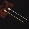5cm Copper Hairpin Base U-Pin Material for DIY Hair Jewelry