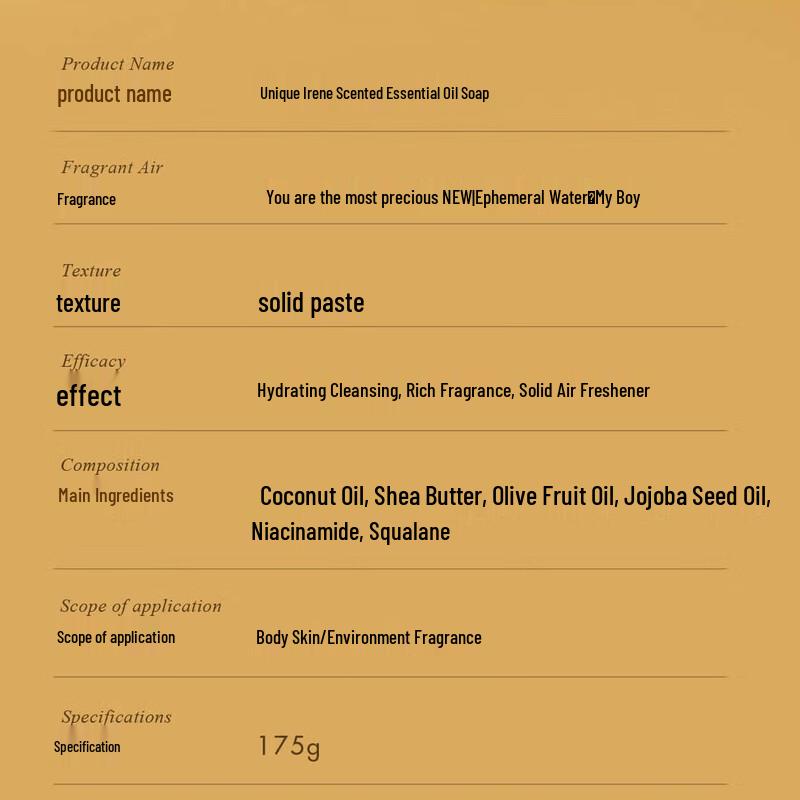 Dear lrean Osmanthus Fragrance Essential Oil Soap