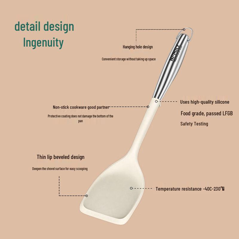 3-Piece 304 Stainless Steel Kitchen Utensil Set