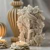 3D Silicone Flower Goddess Statue Mould Elegant Blindfolded Flower Goddess Mold DIY Resin Concrete Gypsum Crafts Unique Design