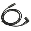 Right Angle XLR 90 ° Male To Female Sound Cable 3 Pin Male To 3 Pin Female 3.3ft XLR Cable Microphone Extension Cable Mixer