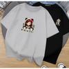 Pack of 2 Women Printed Round Neck Half Sleeves Polycotton Multicolor Tshirt