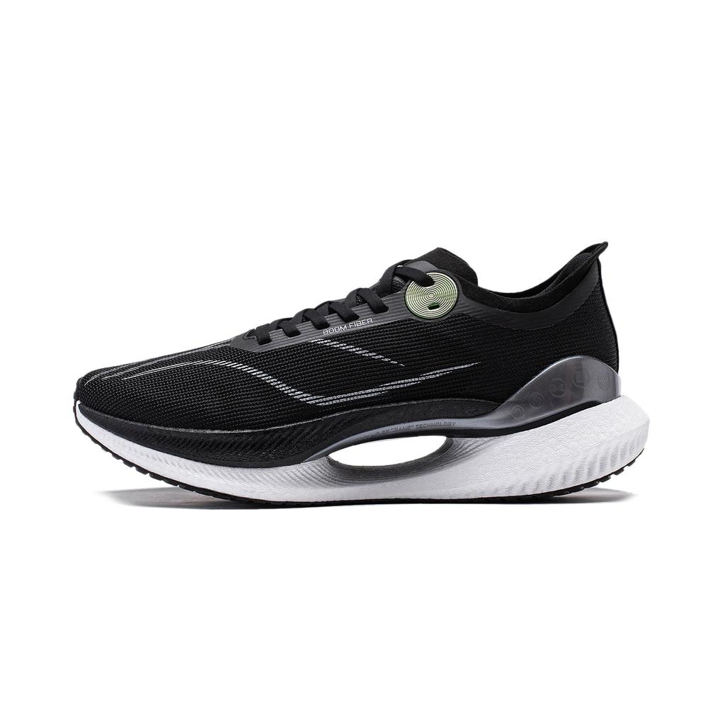 Li Ning Absolute Shadow 2 Essential Casual Shock Absorbing Non-Slip Wear-Resistant Breathable Rebound Running Shoes Men sneaker Black White ARRU003-3