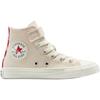 Converse Chuck Taylor All Star EasyOn High PS Checkered Accents Kids Sneakers Cream Light-Dune Egret A13177F