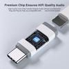Type C To Connector  Sound  Adapter Type C Earphone Adapter Aluminum Charging Adapter  Sound  Converter for Phone  15/16
