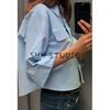 Spring New Women's Clothing Hong Kong Style All-Matching Casual Loose Lapel Long Sleeves Oxford Shirt Tops 7969023
