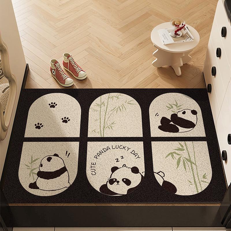 Non-Slip PVC Entrance Door Mat - Stain-Resistant, Cuttable, Coil Mat for Hallway/Mudroom