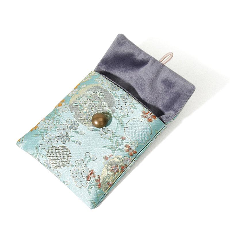 Látková Ručně šitá Taška Výšivková Kapsička Sáček na Šperky Dárková pro Ženy