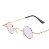 8pcs Korean Children Fashion Sunglasses Boys Girls Small Frame Round Metal Eyeglasses Personality Street S Sun