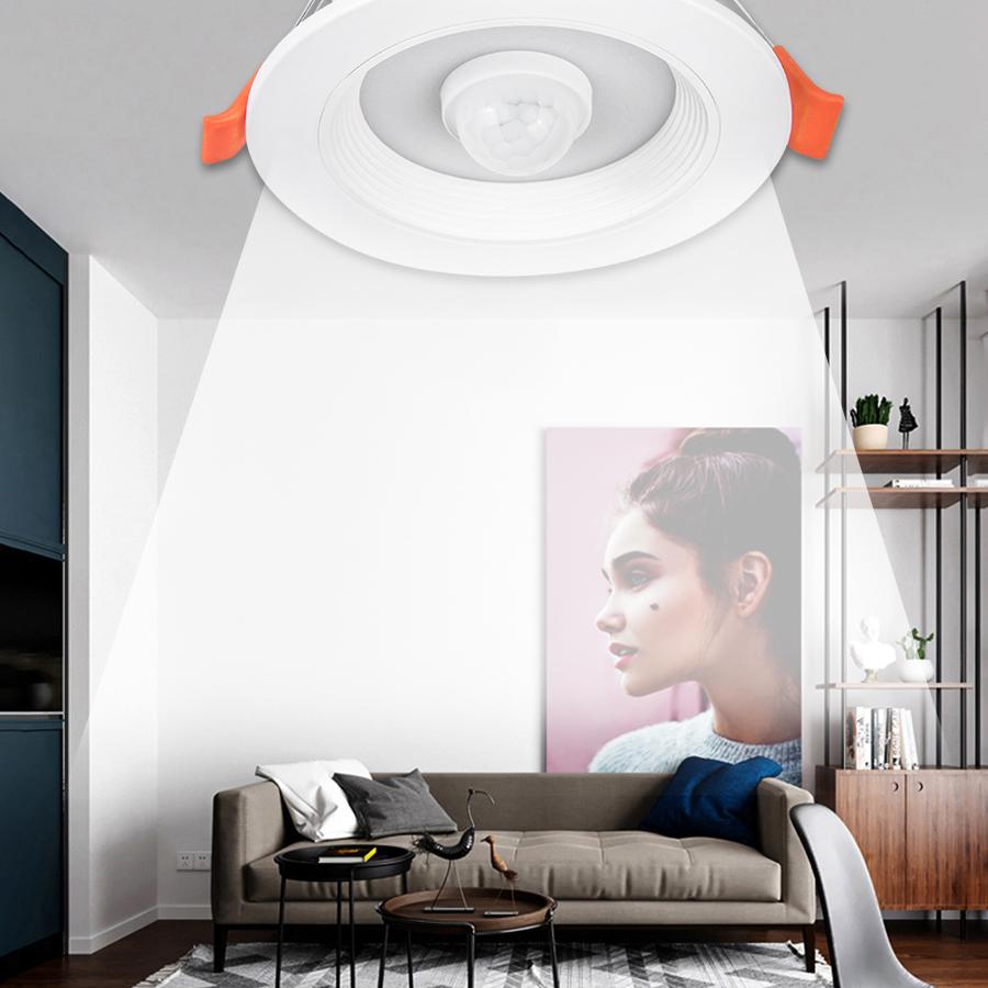 20W 15W 10W 5W PIR Motion Sensor Downlight AC85-265V Recessed Ceiling Light For Corridor Living Room Kitchen Decor Lighting