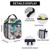 Strandmuschel- und Seesternmuster Isoliertes Lunchpaket für Damen und Kinder Tragbare Lebensmittelboxen Thermische Lunchbox Tragetasche