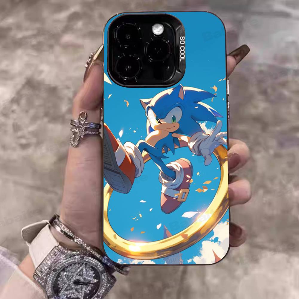 Game S-Sonic Movie Anime Color Phone Case For IPhone 17 16 15 14 13 12 11 Pro Max Plus Pro Shell