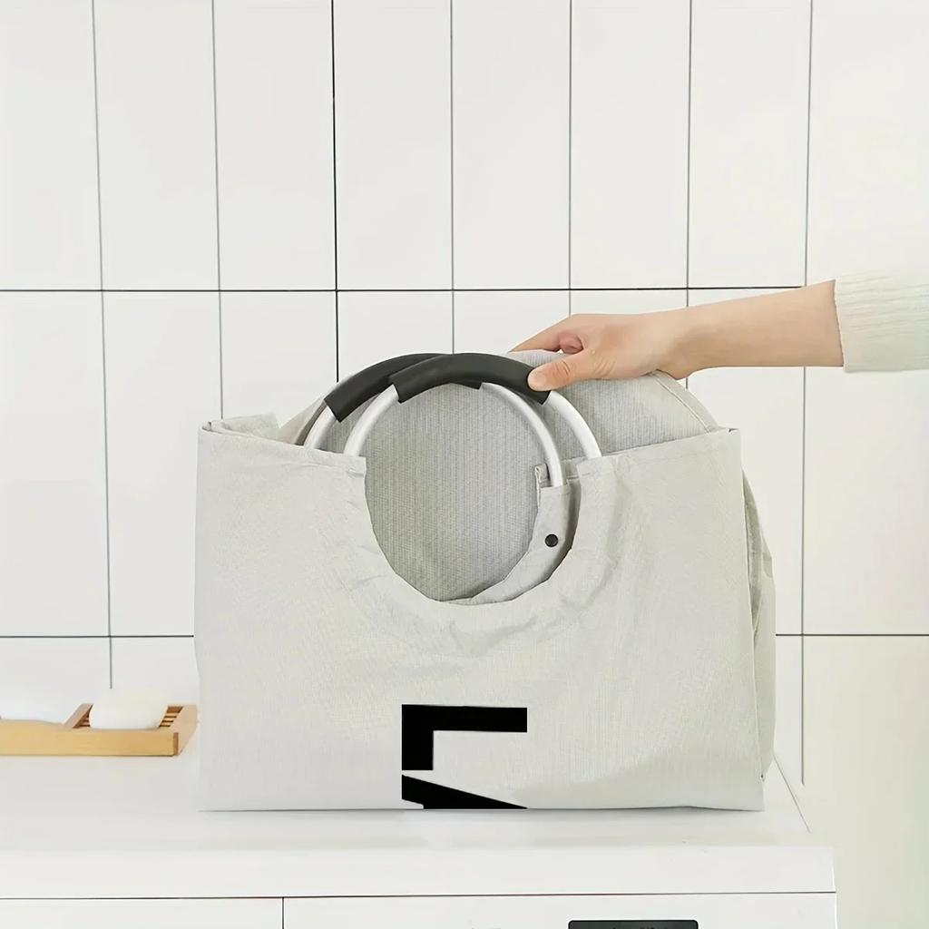 Large-capacity Dirty Clothes Storage Basket Storage Basket Foldable Laundry Bag for Laundry Room Space-saving Storage Organizer