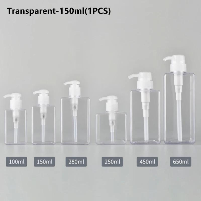 100-650ml Square Bottle Liquid Soap Whipped Mousse Points Bottling Shampoo Lotion Shower Gel Pump Bottlesnding Soap Dispenser