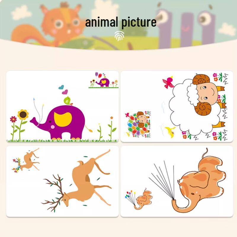 TaTanice Kids' Washable Finger Paint Set