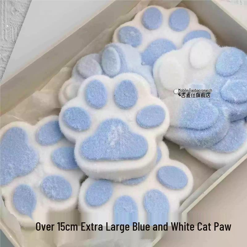 Riesiges handgefertigtes Katzenpfoten-Druckentlastungs-Quetschspielzeug für Mädchen - Langsamer Rückprall mit TPR Schlammiges Handgefühl