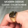 Stainless Steel Intelligent Rings With Waterproof Design And Multilingual Quran Verses For Daily Spiritual Inspiration