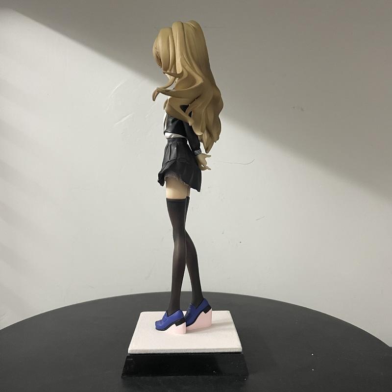 25cm Tiger×Dragon! Aisaka Taiga School Uniform Anime Girl Figure Model Statue Collection Desktop Decoration Ornament Toys Gifts