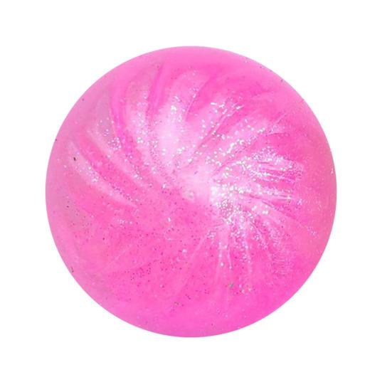 1/4Pcs Transparent Steamed Bun Toy Stress Relief Glitter Powder Dumpling Squeeze Sensory Fidget Toy Slow Rising Stress Ball Dough Ball Hand Toy