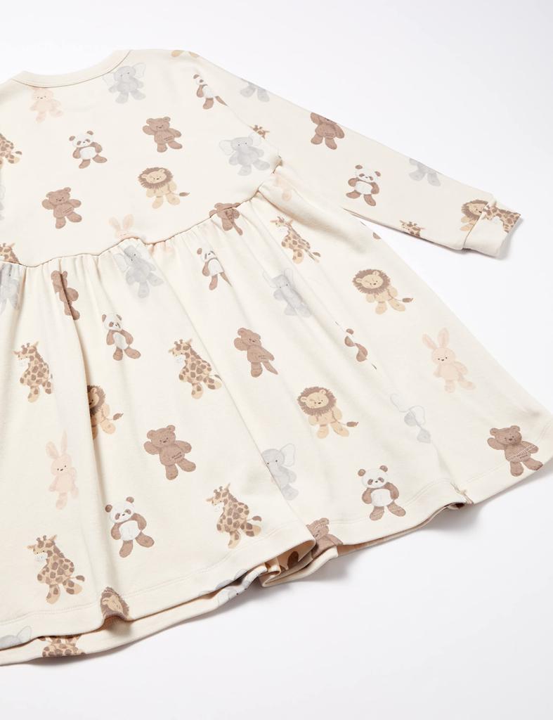 KIDS stuffed animal pattern dress PKCO225434 CRM XXS [Gelato Pique]