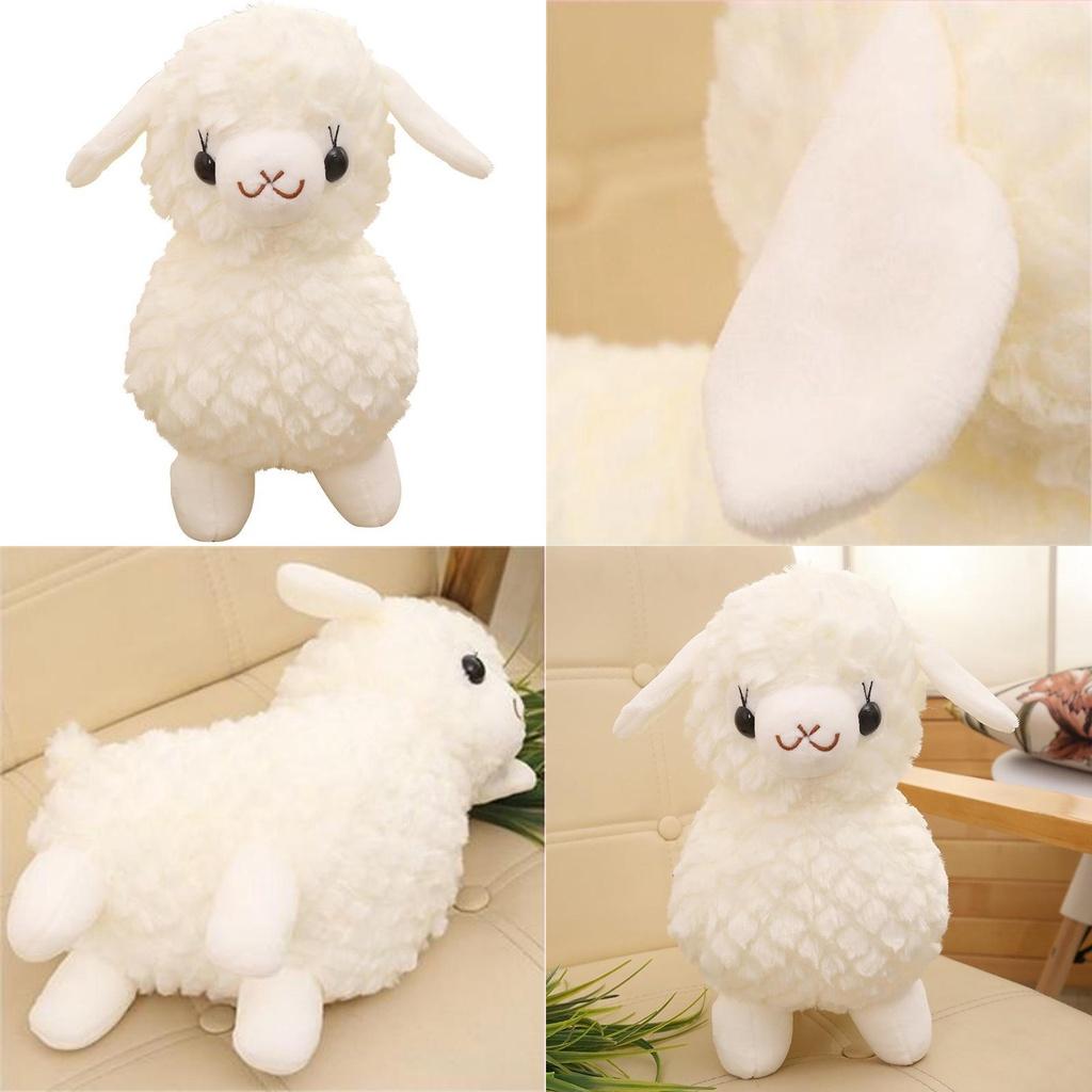 Cute Short Plush Sheep Doll Perfect Gift For Children's Birthday