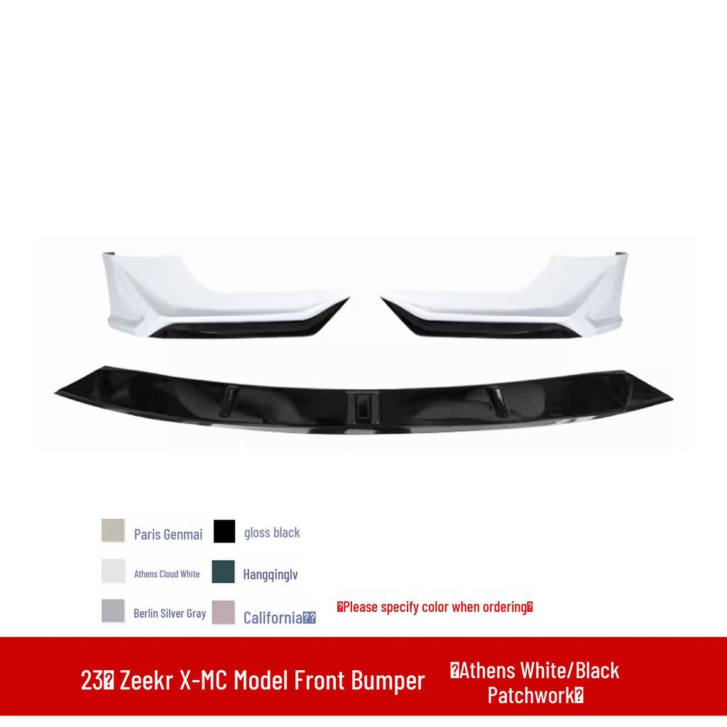 Zeekr X-MC 23 Body Kit: Front & Rear Splitters, Spoilers, Side Skirts, and Bumper Enhancements.