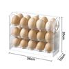 Automatic Flip Egg Storage Rack for Refrigerator Door