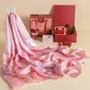 Hang Si Fu 100% Mulberry Silk Scarf & Shawl Gift Set