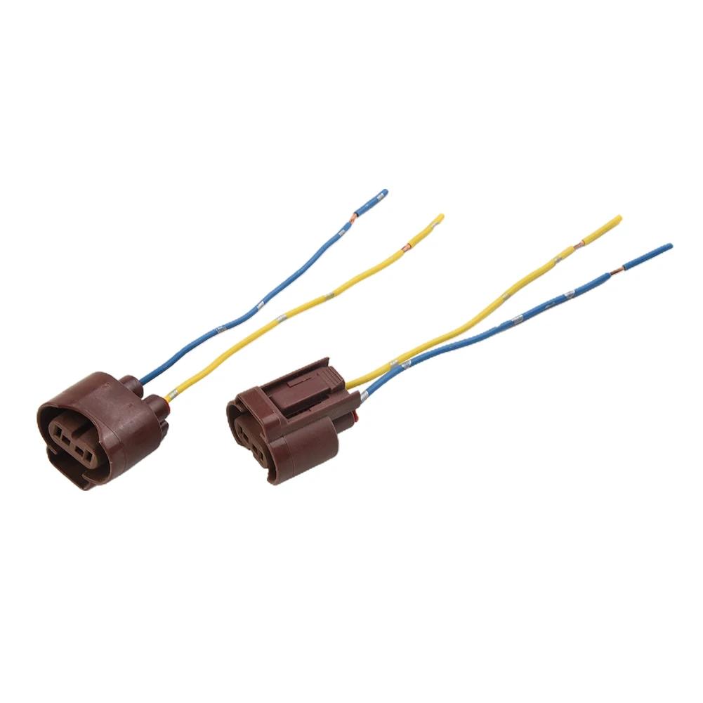 Wire Pigtail Female U 9006 HB4 Two Harness Fog Light Socket Connector Lamp Bulb Automotive Wiring Harness Connector Socket China Mainland