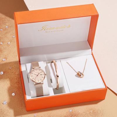 Valentine's Day Gift Women's Luxury Waterproof Starry Sky Watch Set