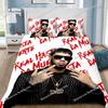 Copripiumino Federa Set Biancheria da Letto Anuel AA Real Hasta La Muerte Adulto Bambino Ragazza Decorazione Camera da Letto Regalo per Bambini Singolo Matrimoniale