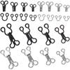50 Pezzi Ganci Occhiello Metallici Resistenti Chiusure da Cucito per Reggiseno Riparazione Abbigliamento Gonne Pantaloni Progetti di Artigianato Gioielli