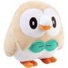 10" Kemon Legend Rowlet Litten Popplio Plush Toy Soft And Cuddly Animal Doll
